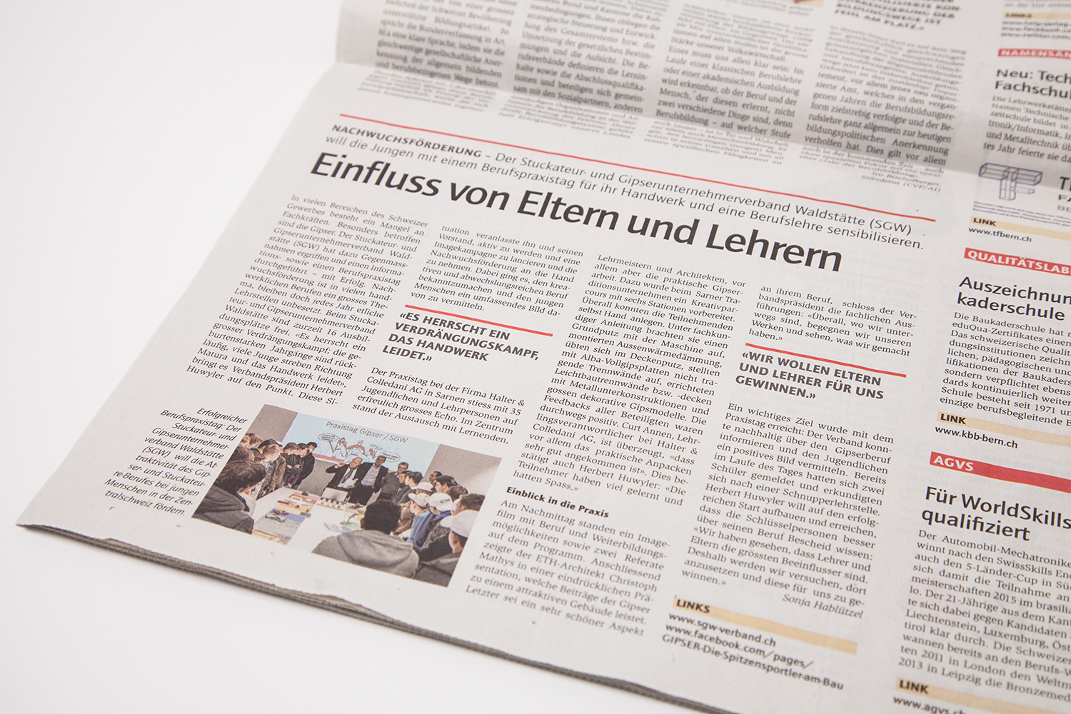 portfolio SGW zeitung